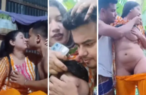 Beautiful Sexy Village Bhabi Outdoor Fucking