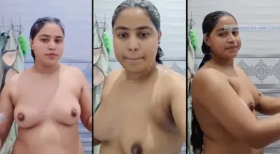 Beautiful Pakistani Chubby Girl Bathing Nude Full Video