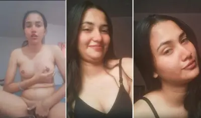 Cute Indian Girl Showing Pressing Boobs Full Video