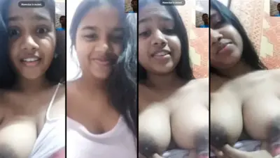 Cutie College Girl Showing Boobies VC Full Video