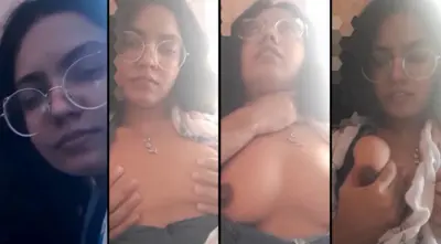 Indian Chasmish GF Blowjob in Restaurant Full Video