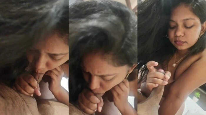 Desi Babe Taking Cum Inside her Mouth HD Watch Video
